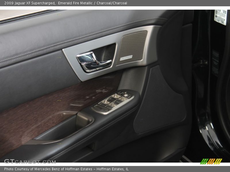 Emerald Fire Metallic / Charcoal/Charcoal 2009 Jaguar XF Supercharged