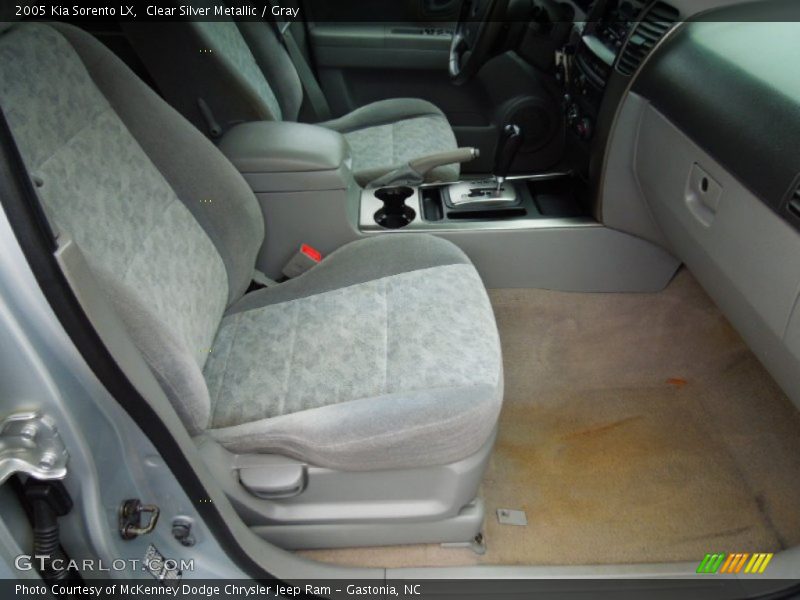 Clear Silver Metallic / Gray 2005 Kia Sorento LX