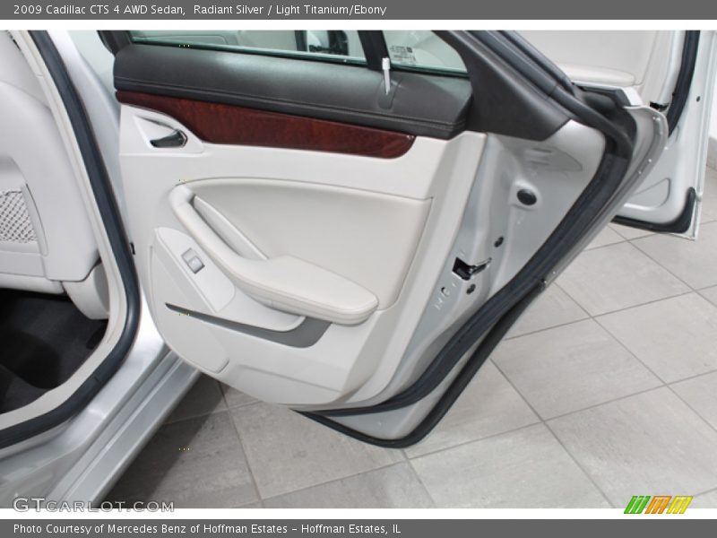Radiant Silver / Light Titanium/Ebony 2009 Cadillac CTS 4 AWD Sedan