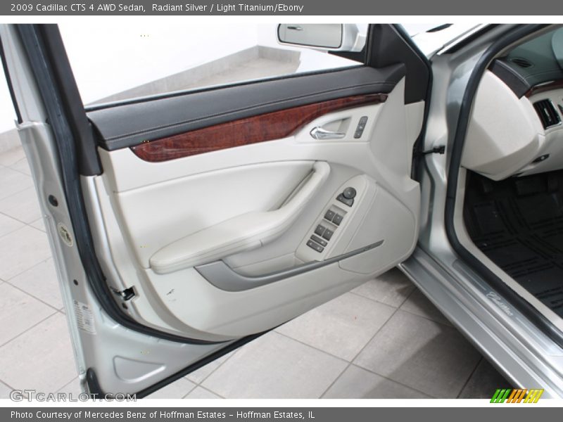 Radiant Silver / Light Titanium/Ebony 2009 Cadillac CTS 4 AWD Sedan