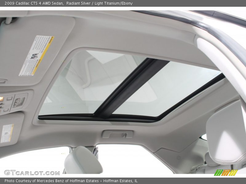 Radiant Silver / Light Titanium/Ebony 2009 Cadillac CTS 4 AWD Sedan
