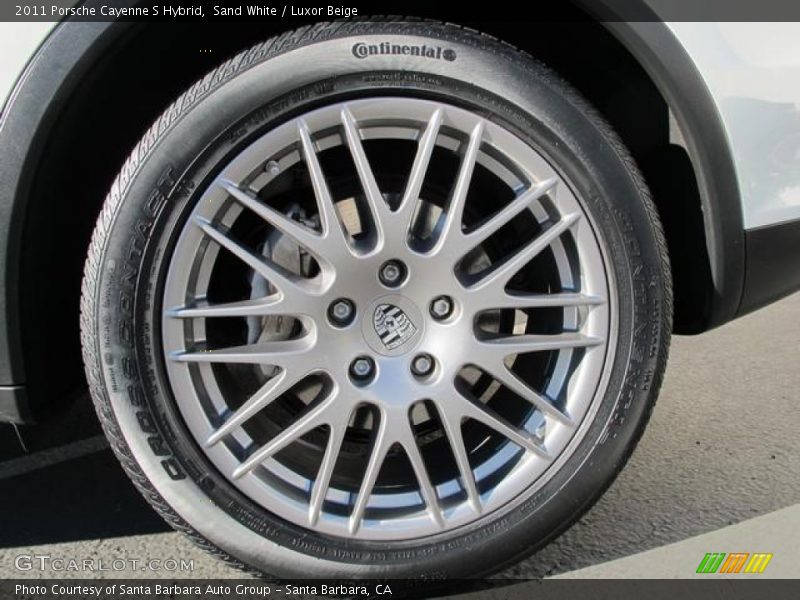 Sand White / Luxor Beige 2011 Porsche Cayenne S Hybrid