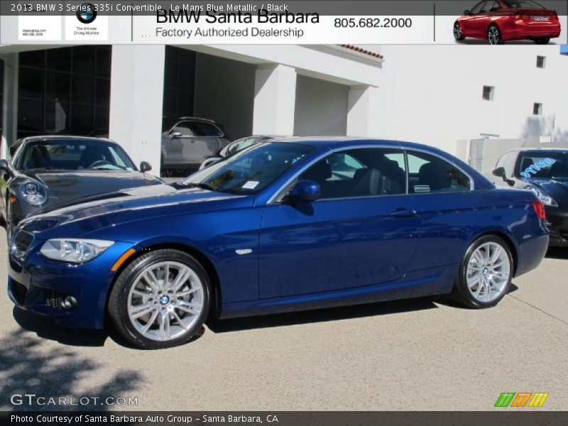 Le Mans Blue Metallic / Black 2013 BMW 3 Series 335i Convertible