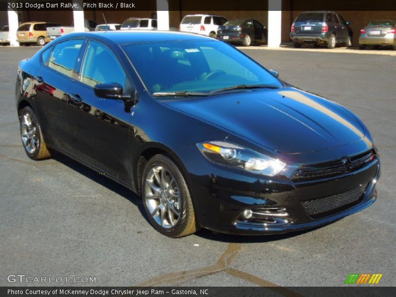 Pitch Black / Black 2013 Dodge Dart Rallye