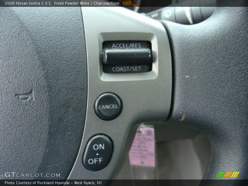 Fresh Powder White / Charcoal/Steel 2008 Nissan Sentra 2.0 S