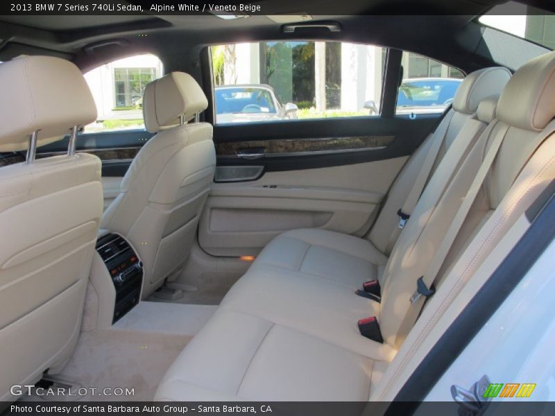 Alpine White / Veneto Beige 2013 BMW 7 Series 740Li Sedan