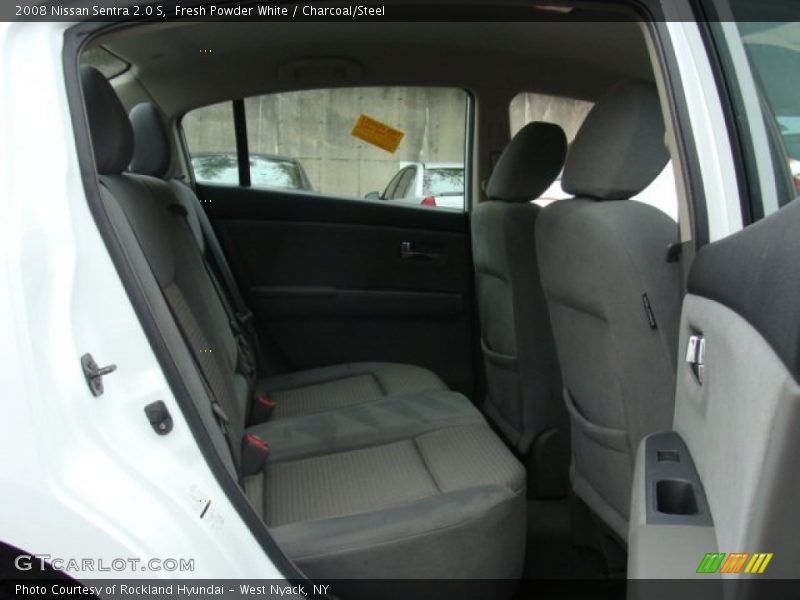 Fresh Powder White / Charcoal/Steel 2008 Nissan Sentra 2.0 S