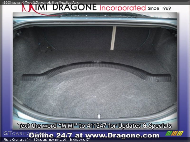 Adriatic Blue Metallic / Sand 2003 Jaguar X-Type 2.5