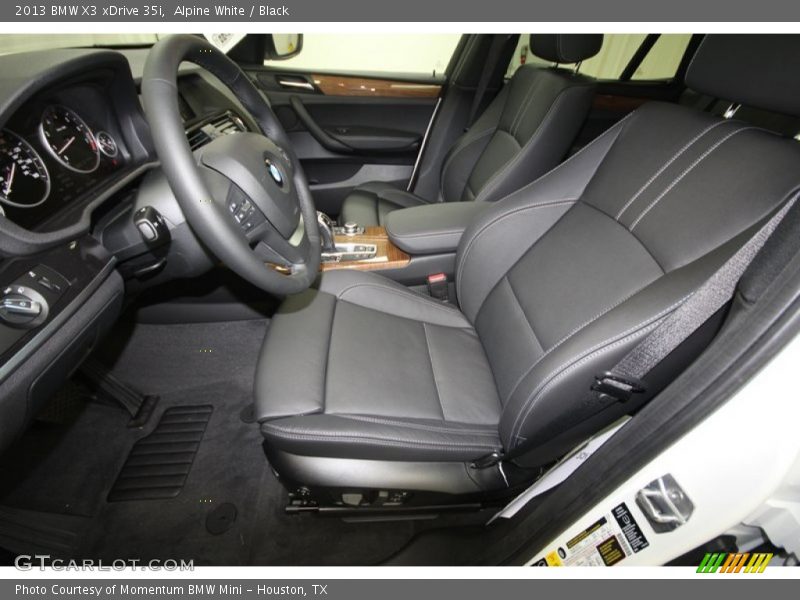 Alpine White / Black 2013 BMW X3 xDrive 35i