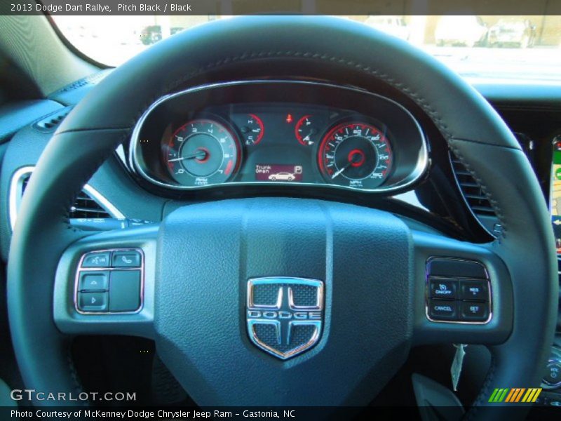 Pitch Black / Black 2013 Dodge Dart Rallye