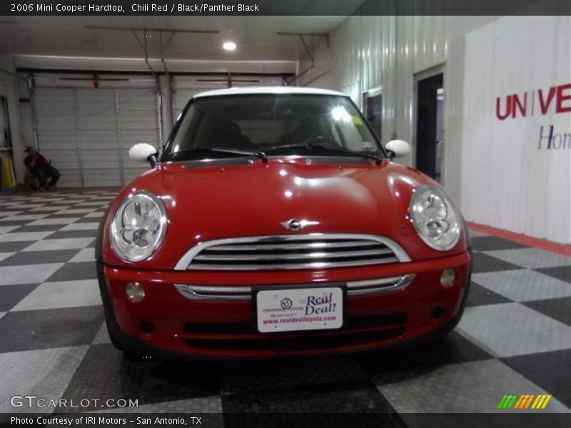 Chili Red / Black/Panther Black 2006 Mini Cooper Hardtop
