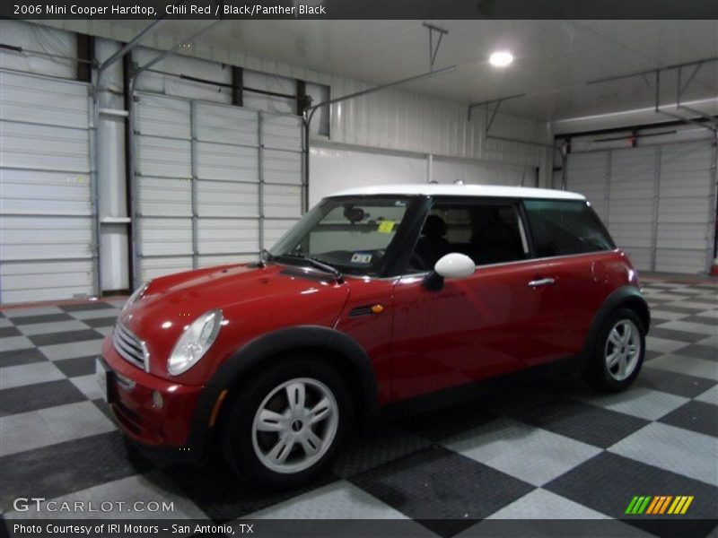 Chili Red / Black/Panther Black 2006 Mini Cooper Hardtop