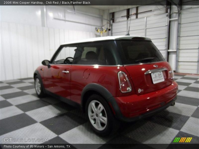 Chili Red / Black/Panther Black 2006 Mini Cooper Hardtop