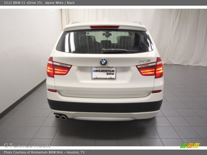 Alpine White / Black 2013 BMW X3 xDrive 35i