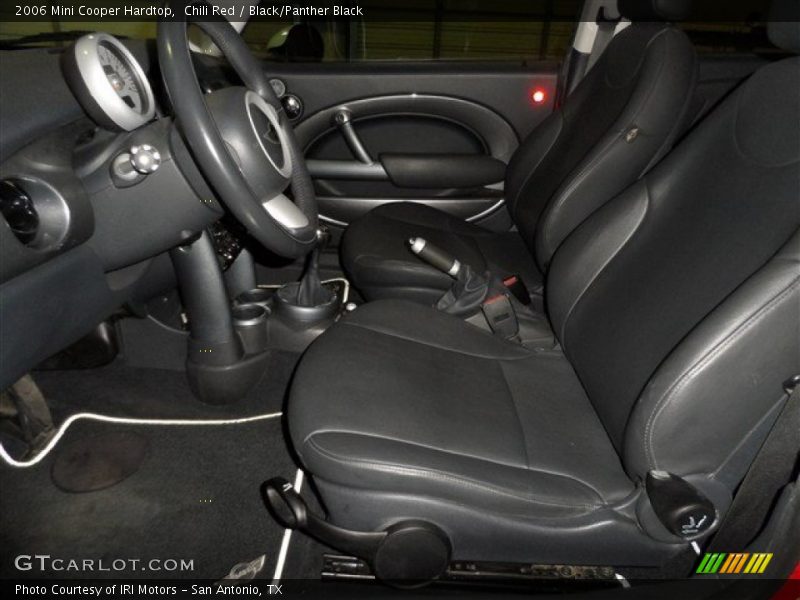 Chili Red / Black/Panther Black 2006 Mini Cooper Hardtop