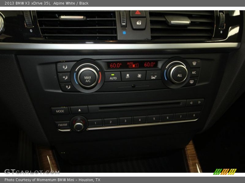 Alpine White / Black 2013 BMW X3 xDrive 35i