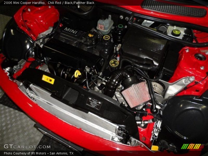 Chili Red / Black/Panther Black 2006 Mini Cooper Hardtop