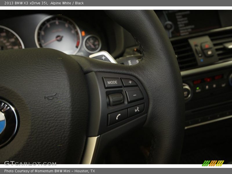 Alpine White / Black 2013 BMW X3 xDrive 35i