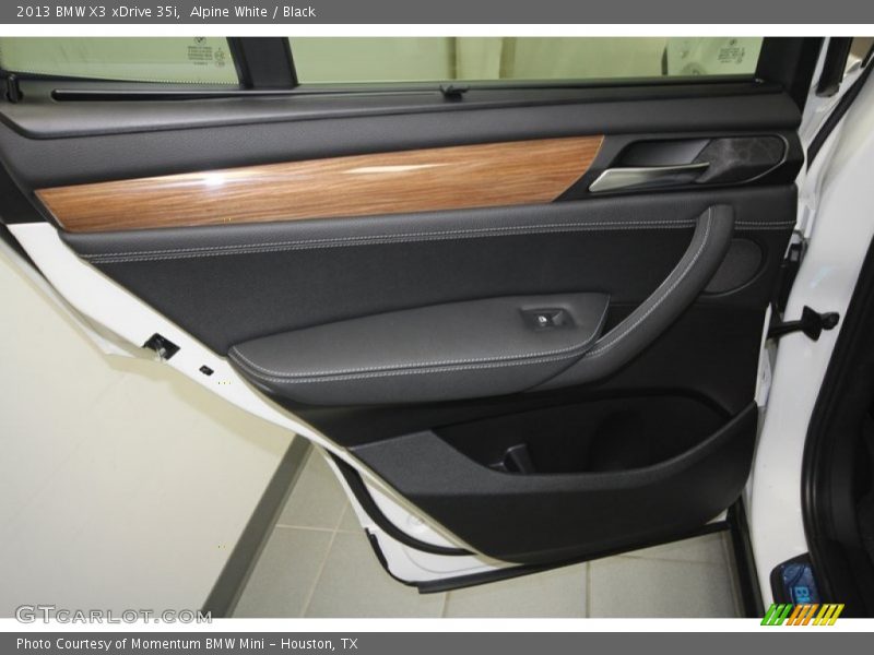 Alpine White / Black 2013 BMW X3 xDrive 35i