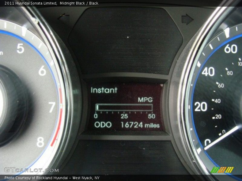 Midnight Black / Black 2011 Hyundai Sonata Limited