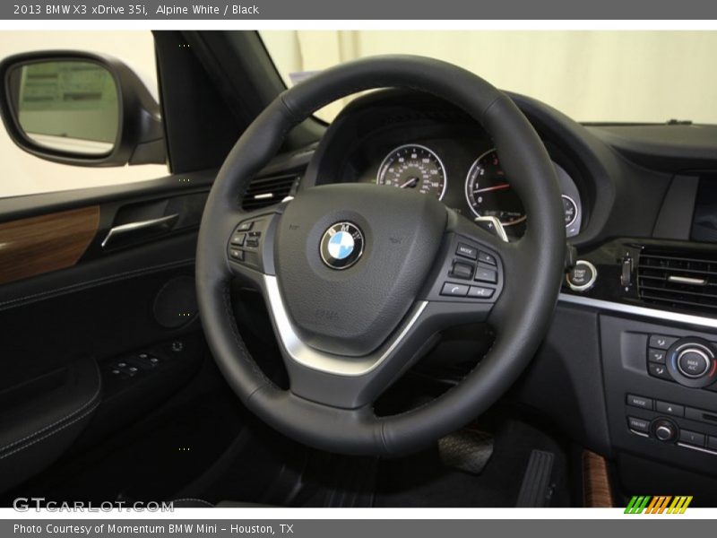 Alpine White / Black 2013 BMW X3 xDrive 35i
