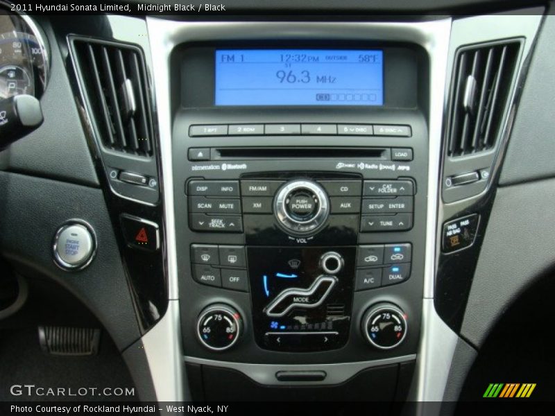 Midnight Black / Black 2011 Hyundai Sonata Limited