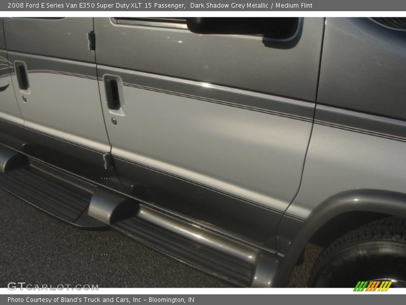 Dark Shadow Grey Metallic / Medium Flint 2008 Ford E Series Van E350 Super Duty XLT 15 Passenger