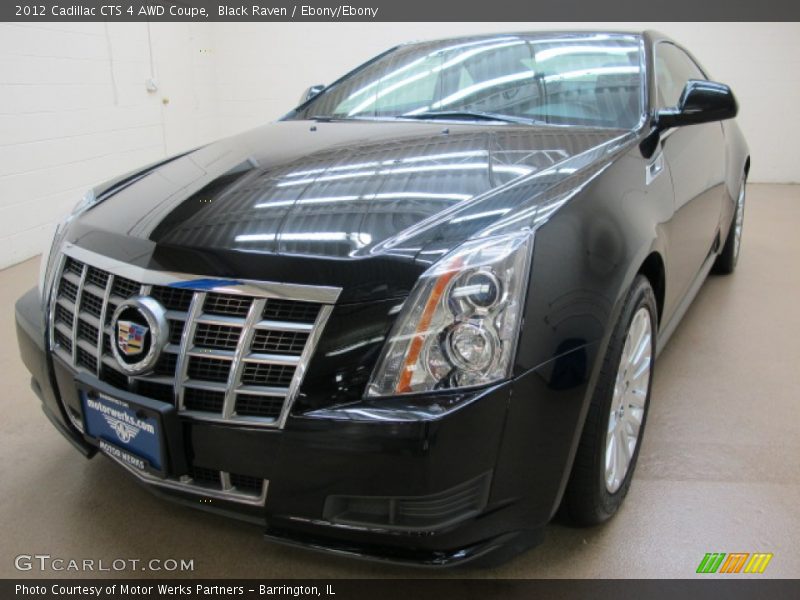 Black Raven / Ebony/Ebony 2012 Cadillac CTS 4 AWD Coupe