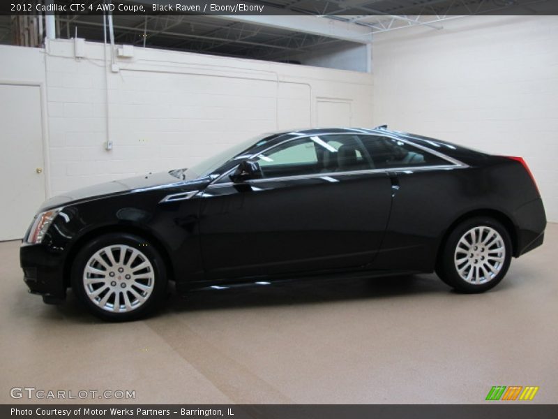 Black Raven / Ebony/Ebony 2012 Cadillac CTS 4 AWD Coupe