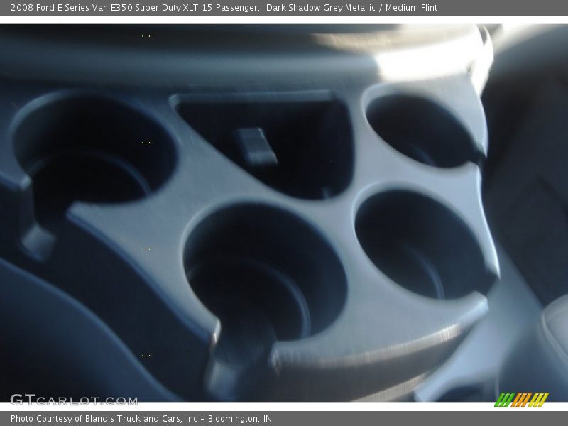 Dark Shadow Grey Metallic / Medium Flint 2008 Ford E Series Van E350 Super Duty XLT 15 Passenger