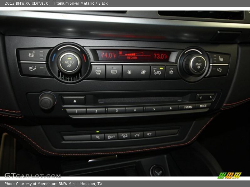 Titanium Silver Metallic / Black 2013 BMW X6 xDrive50i