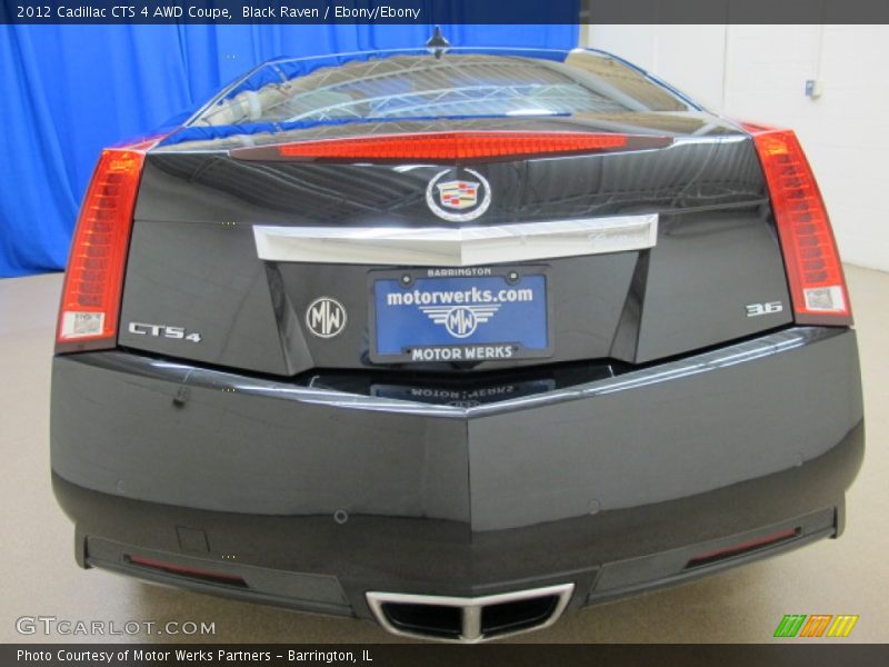 Black Raven / Ebony/Ebony 2012 Cadillac CTS 4 AWD Coupe