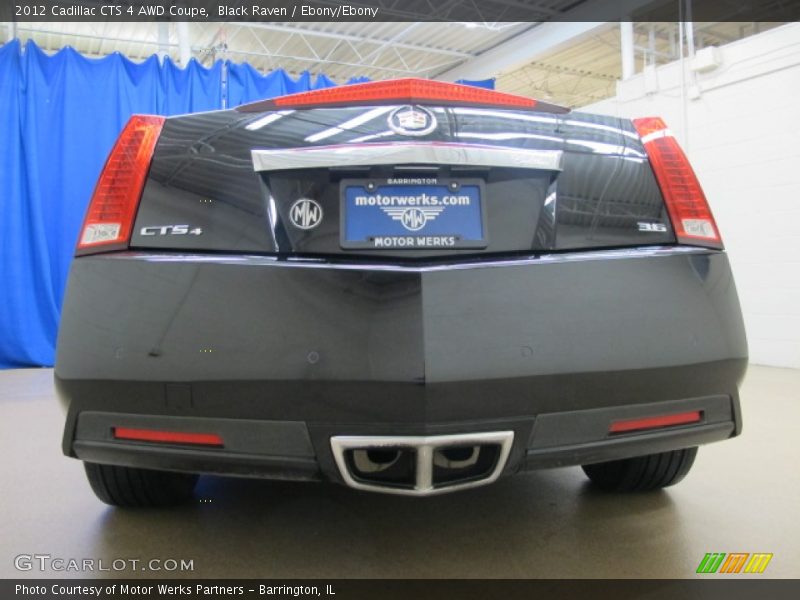 Black Raven / Ebony/Ebony 2012 Cadillac CTS 4 AWD Coupe