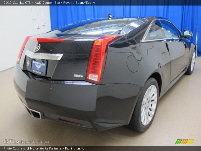 Black Raven / Ebony/Ebony 2012 Cadillac CTS 4 AWD Coupe