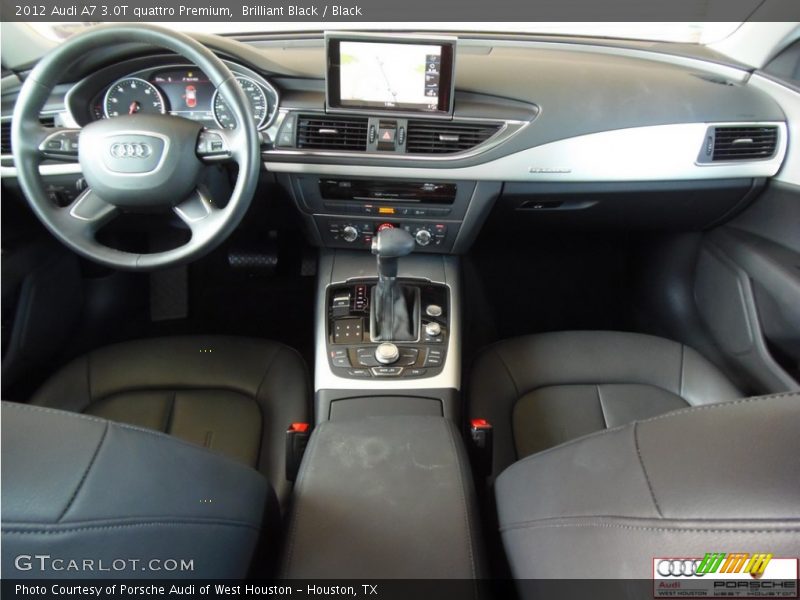 Brilliant Black / Black 2012 Audi A7 3.0T quattro Premium