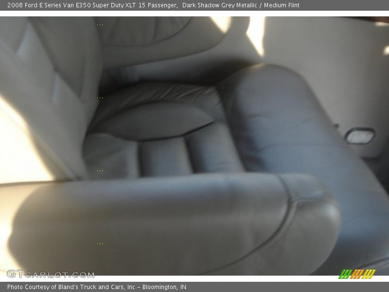 Dark Shadow Grey Metallic / Medium Flint 2008 Ford E Series Van E350 Super Duty XLT 15 Passenger