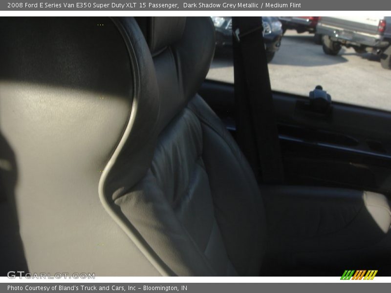 Dark Shadow Grey Metallic / Medium Flint 2008 Ford E Series Van E350 Super Duty XLT 15 Passenger