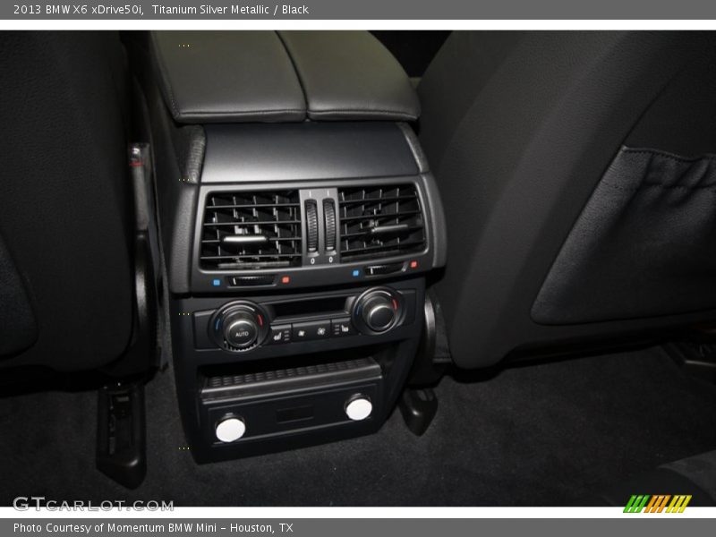 Titanium Silver Metallic / Black 2013 BMW X6 xDrive50i