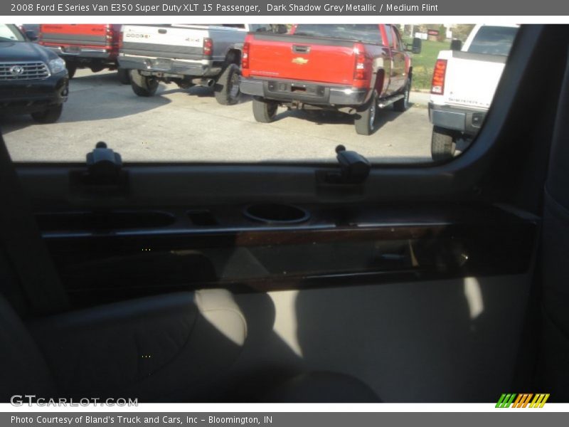 Dark Shadow Grey Metallic / Medium Flint 2008 Ford E Series Van E350 Super Duty XLT 15 Passenger