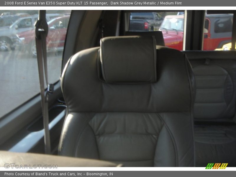 Dark Shadow Grey Metallic / Medium Flint 2008 Ford E Series Van E350 Super Duty XLT 15 Passenger