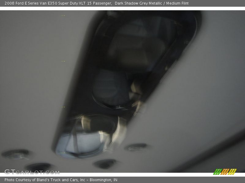 Dark Shadow Grey Metallic / Medium Flint 2008 Ford E Series Van E350 Super Duty XLT 15 Passenger