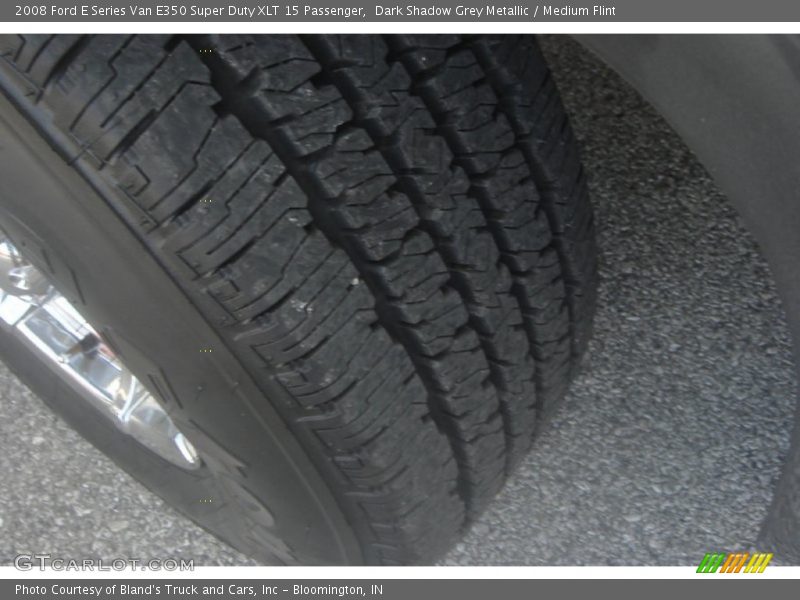 Dark Shadow Grey Metallic / Medium Flint 2008 Ford E Series Van E350 Super Duty XLT 15 Passenger