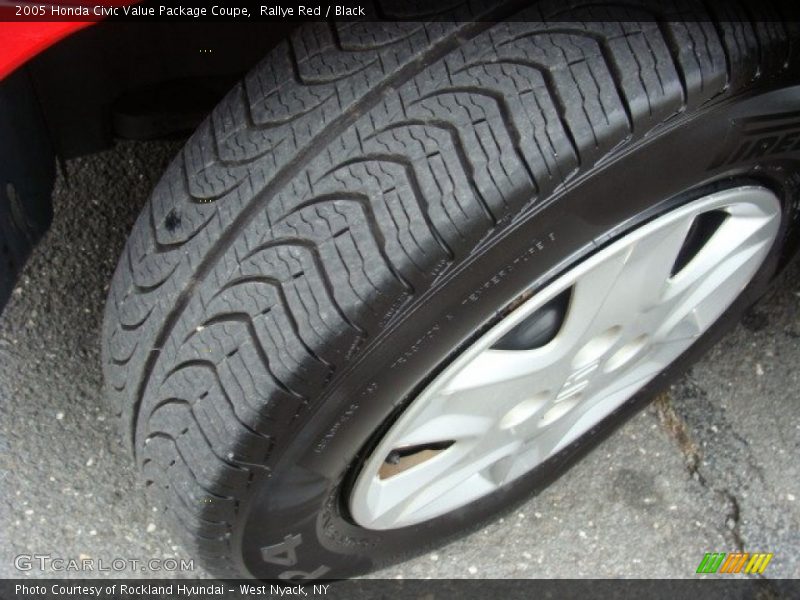 Rallye Red / Black 2005 Honda Civic Value Package Coupe