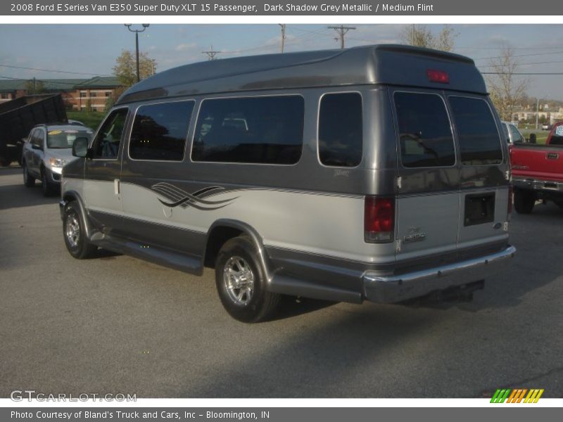 Dark Shadow Grey Metallic / Medium Flint 2008 Ford E Series Van E350 Super Duty XLT 15 Passenger