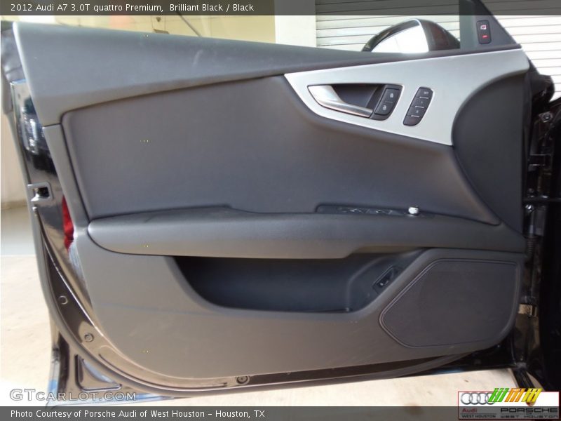 Brilliant Black / Black 2012 Audi A7 3.0T quattro Premium