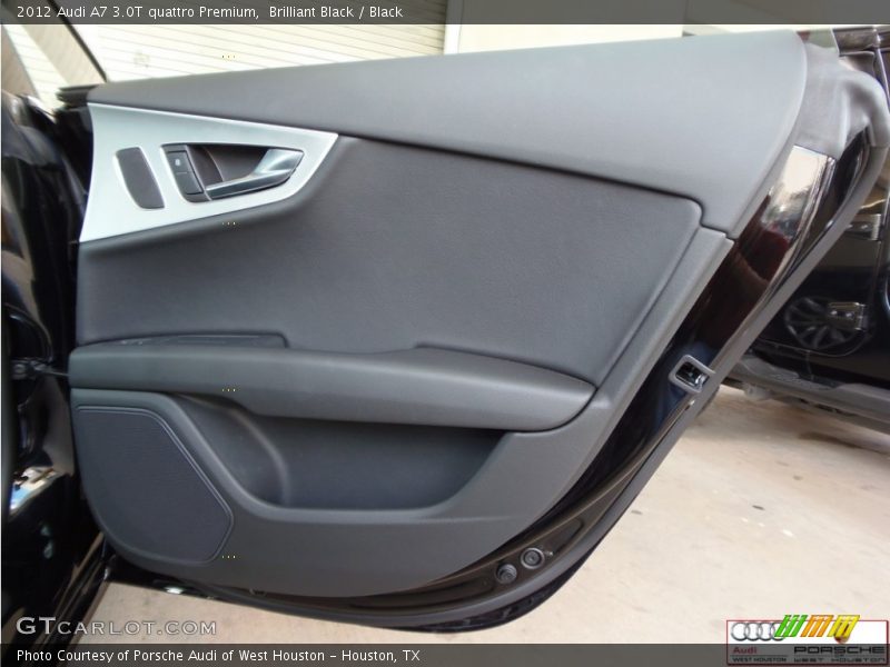 Brilliant Black / Black 2012 Audi A7 3.0T quattro Premium