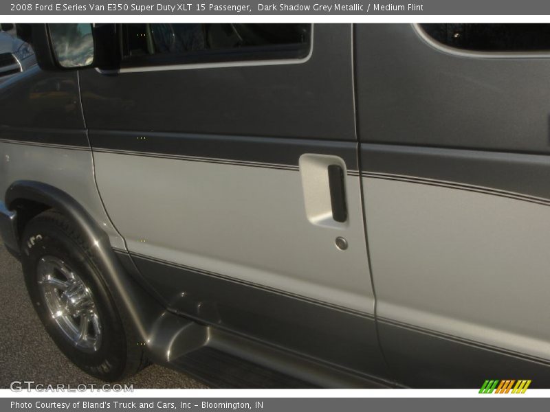 Dark Shadow Grey Metallic / Medium Flint 2008 Ford E Series Van E350 Super Duty XLT 15 Passenger