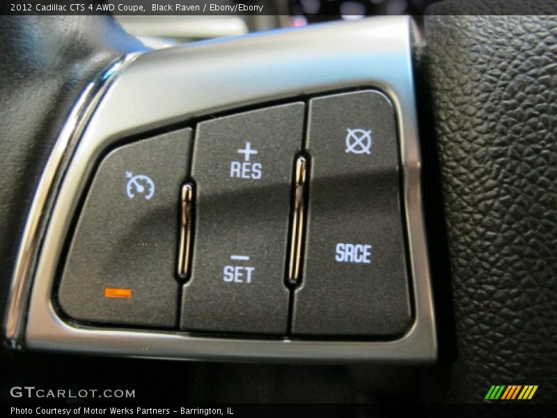 Controls of 2012 CTS 4 AWD Coupe