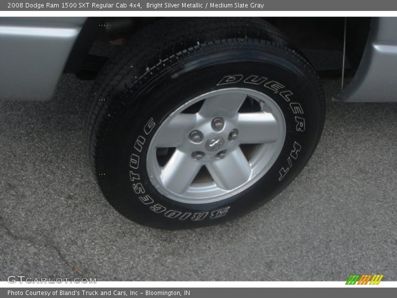 Bright Silver Metallic / Medium Slate Gray 2008 Dodge Ram 1500 SXT Regular Cab 4x4