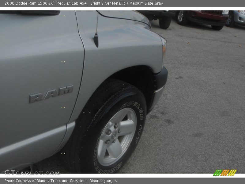 Bright Silver Metallic / Medium Slate Gray 2008 Dodge Ram 1500 SXT Regular Cab 4x4